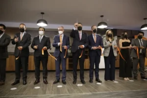 Mauricio Kuri inauguró oficinas de empresa Ria México en Querétaro