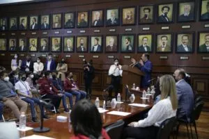 Mauricio Kuri recibe a Niñas y Niños en el Gobierno 2022