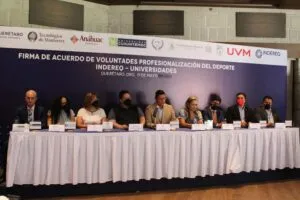 INDEREQ firma acuerdo para Profesionalización Deportiva con Universidades