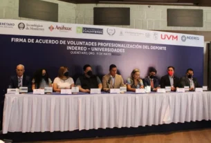 INDEREQ firma acuerdo para Profesionalizacion Deportiva con Universidades 2