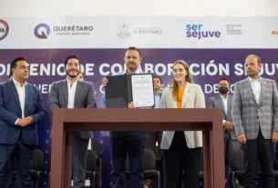 Mauricio Kuri asistio a firma de convenio entre Aldeas Digitales Alibaba y SEJUVE 2
