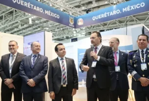 Mauricio Kuri inauguro el pabellon Queretaro en feria industrial Hannover Messe 2022 2