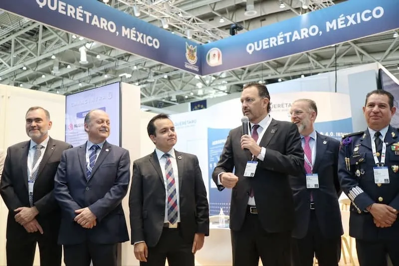 Mauricio Kuri inauguro el pabellon Queretaro en feria industrial Hannover Messe 2022 2