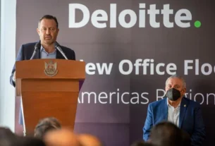 Mauricio Kuri inauguro oficinas de empresa Deloitte en Queretaro 1