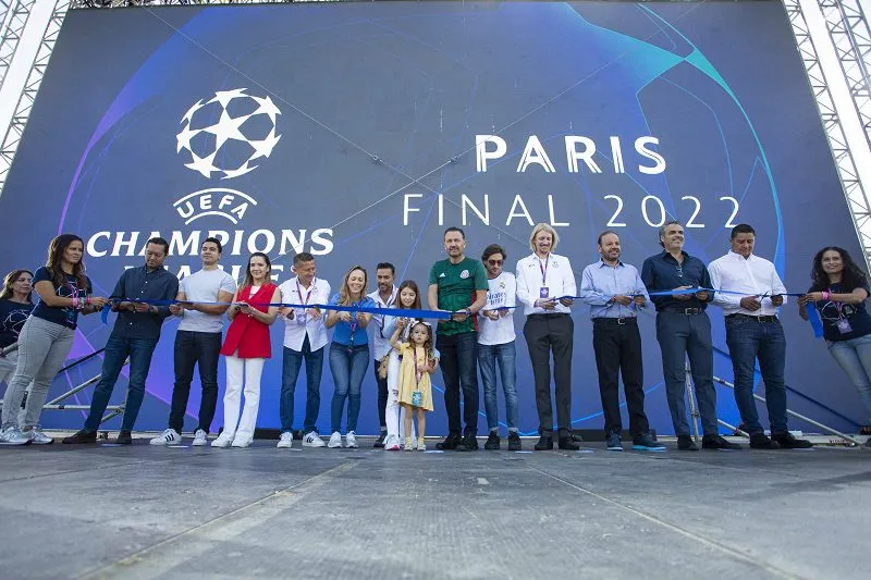 Realizaron 1er Fan Fest de la UEFA Champions League en Queretaro 1