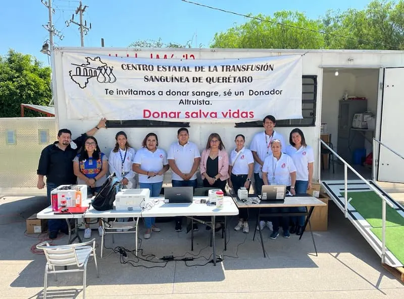 SESEQ realizo campana de donacion de sangre en la UAQ