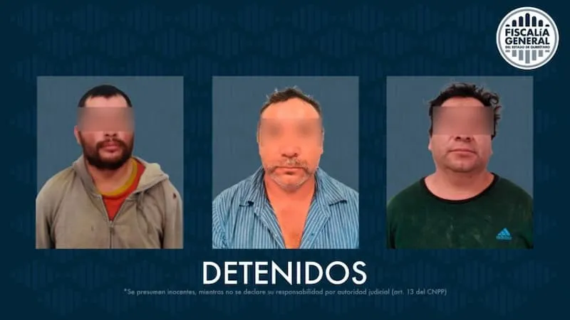 Detienen a 3 hermanos por posible intervencion en homicidio de dos personas en Tequisquiapan