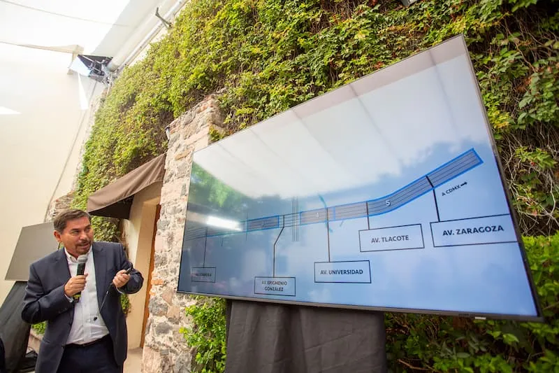 Gobierno de Queretaro emite Plan de Obra Pluvial para Av. 5 de Febrero 2