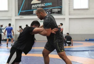 Luchadores elite de Chile y Ecuador entrenan en Queretaro 1