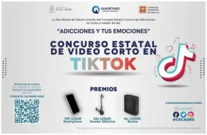 Participa en el Concurso Estatal de Video Corto en TikTok, Adicciones y tus Emociones 2 Participa en el Concurso Estatal de Video Corto en TikTok, Adicciones y tus Emociones