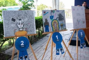 Premian a participantes del Concurso Estatal de Dibujo Infantil Como son las adicciones 3