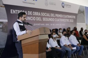 SEDESOQ entrega 17 obras sociales en siete municipios de Querétaro
