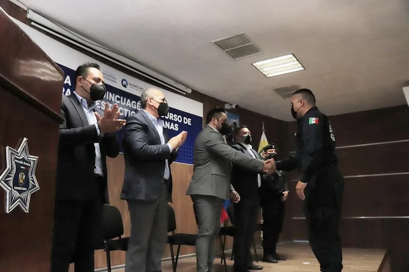 Elementos de la Policia Queretana recibieron reconocimiento por cursos de Alta Especializacion 2
