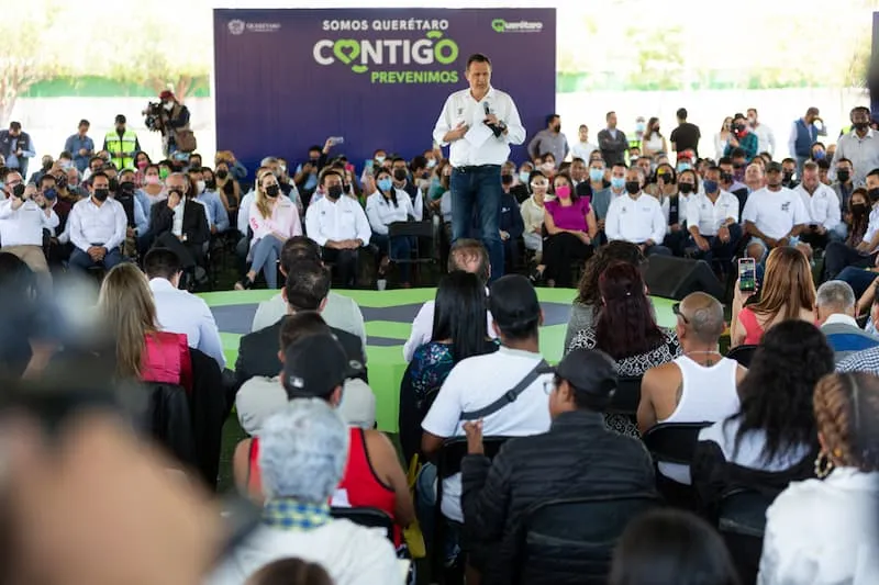 Mauricio Kuri asistio a presentacion de Somos Queretaro Contigo Prevenimos 1