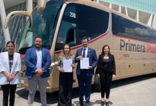Promoveran a Queretaro en autobuses de grupo Flecha Amarilla SECTUR 2