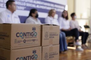 SEDESOQ entregó apoyos alimentarios a municipios serranos de Querétaro