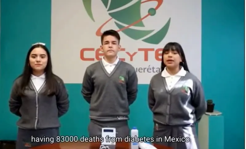 CECyTEQ triunfa con glucometro tactil durante competencia en Silicon Valley 2