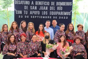 Car Herrera reconocio labor del Voluntariado del H. Cuerpo de Bomberos de SJR 1