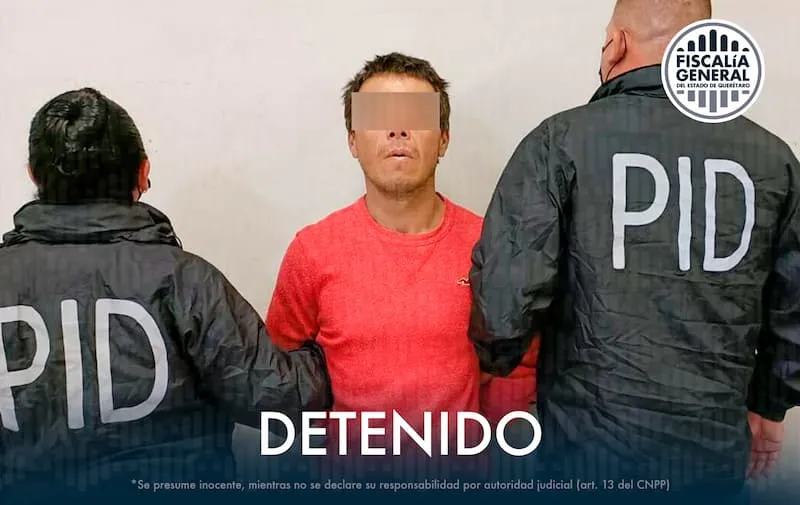 Fiscalia asegura a feminicida de San Pedrito Penuelas Queretaro