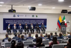 Egresa 3er grupo de Policias Queretanos capacitados por Policia Nacional de Colombia 1