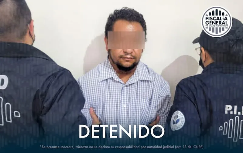 Fiscalia detiene a posible interviniente en feminicidio ocurrido en Satelite Queretaro