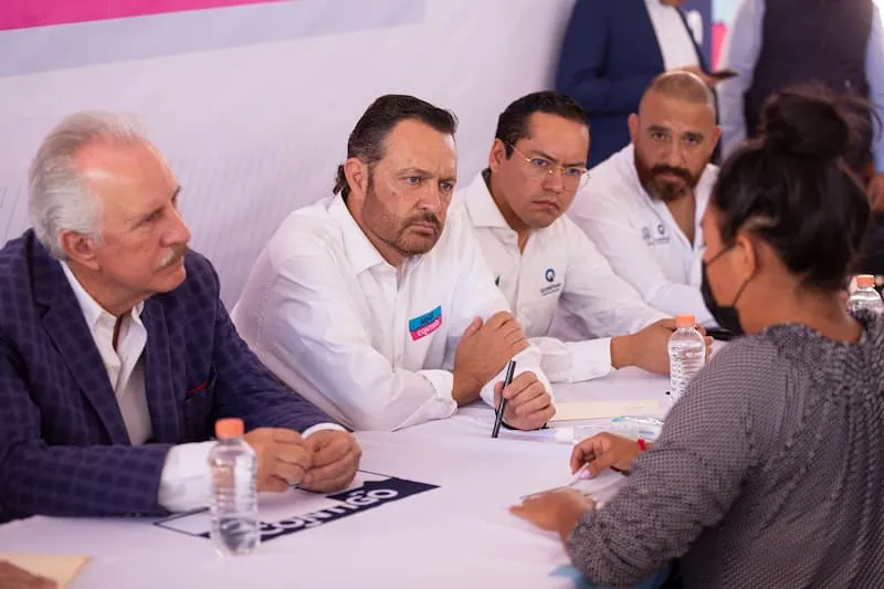 Gobernador Mauricio Kuri encabeza Jornada Aqui Contigo en El Marques