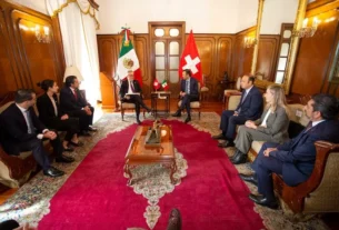 Mauricio Kuri se reunio con el Embajador de Suiza en Mexico 1