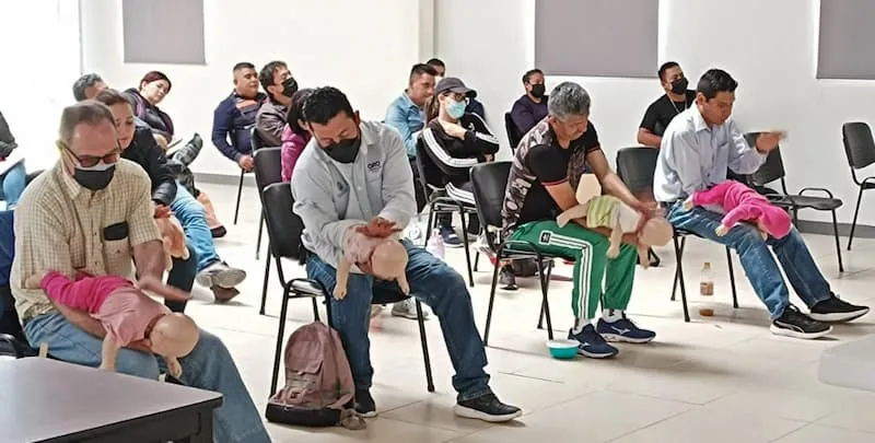 Proteccion Civil imparte curso a de primeros auxilios a servidores publicos de Queretaro 2