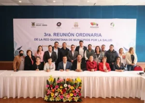 Realizan 3era Reunión Ordinaria de la Red Queretana de Municipios por la Salud 2 Realizan 3era Reunión Ordinaria de la Red Queretana de Municipios por la Salud