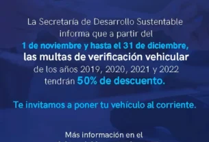SEDESU condona 50 en multas de verificacion