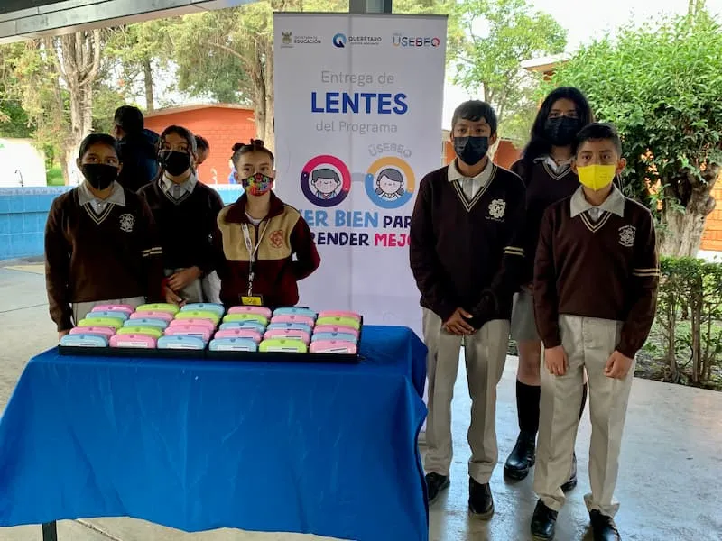 USEBEQ apoya con lentes gratuitos a mas de siete mil ninos de municipios de Queretaro 2