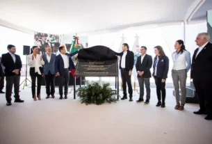 Colocaron 1era piedra de nuevo parque industrial en Corregidora 2