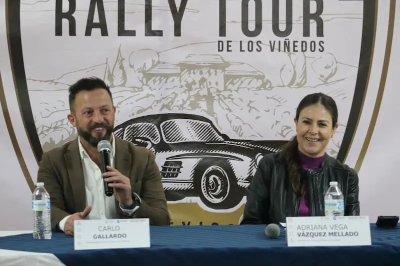 Rally de autos clasicos promovera a vinedos de Queretaro 2