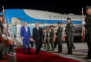 AMLO recibe a Joseph Biden en el AIFA 2