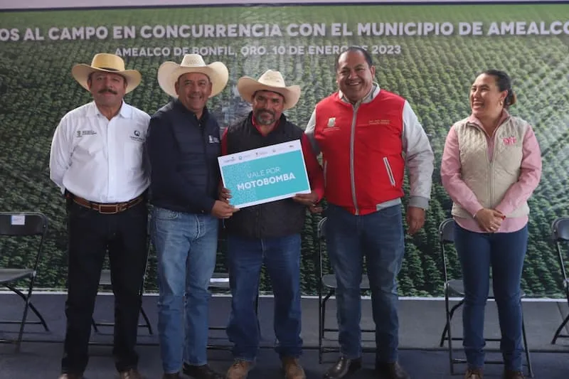 SEDEA realizo la entrega de apoyos a productores de Amealco 2