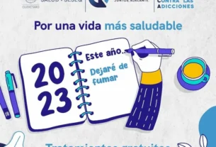 SESA invita a dejar de fumar e iniciar este 2023 con un estilo de vida mas saludable