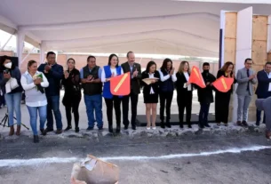 USEBEQ construye arcotecho e instalaciones deportivas en primaria Rogelio Garfias Ruiz 1