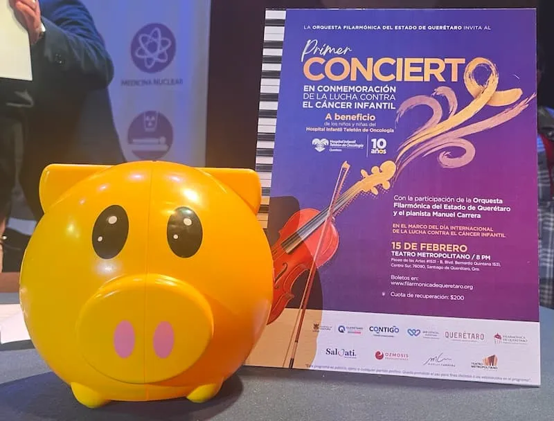 Anuncian concierto de la OFEQ a beneficio del Hospital Infantil Teleton de Oncologia 2