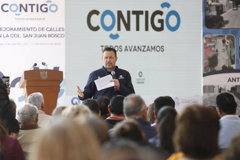 Entrega Gobernador mejoramiento de calles en San Juan del Rio 3