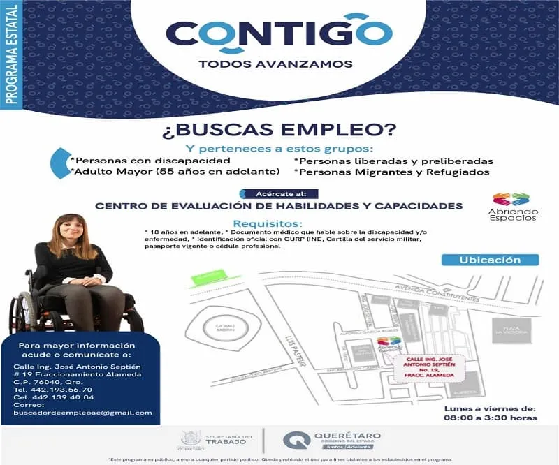 ST fomenta inclusion laboral de personas con discapacidad en Qro