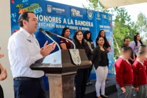 Construirá Gobierno Municipal techumbre en primaria de San Miguel Arcángel 2 Construirá Gobierno Municipal techumbre en primaria de San Miguel Arcángel