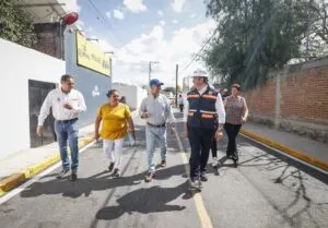 Entrega Roberto Cabrera rehabilitación de calle por 1.13 mdp en Barrio del Espíritu Santo