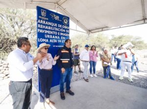 Con 3.5 mdp de inversión, Roberto Cabrera arranca rehabilitación de vialidad en Loma Alta