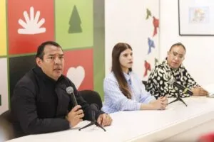 Roberto Cabrera y Georgina Sánchez presentan actividades del Festival Alegría en San Juan del Río