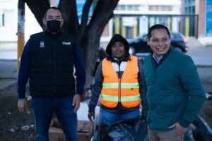 Roberto Cabrera supervisa trabajos de Servicios Públicos en zonas Centro y Oriente del municipio
