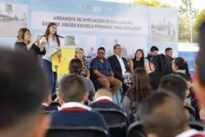 Georgina Sánchez y Roberto Cabrera mejorarán condiciones de estudiantes de primaria de Sabino Chico 2 IMG 20240216 WA0051