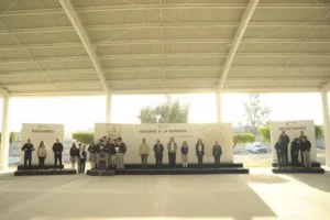 Autoridades municipales realizan honores a la Bandera en la Escuela Secundaria Técnica Luis Romero Soto 2 IMG 20240311 WA0016