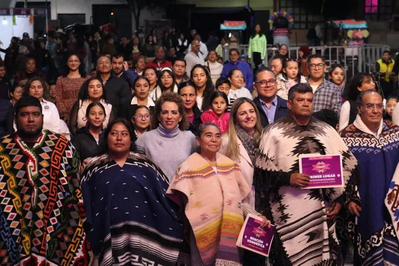 Diputada Adriana Meza refrenda su compromiso con la cultura y el impulso al arte textil durante el 6º Festival del Sarape 2025