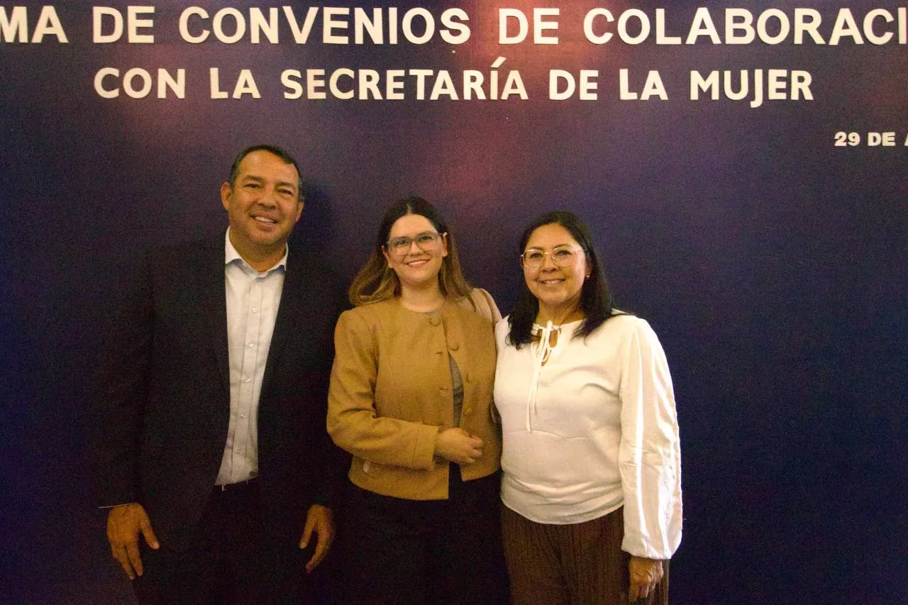 Roberto Cabrera encabeza firma de convenios con 7 instituciones y organizaciones en beneficio de las mujeres
