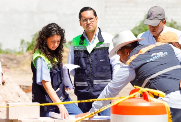 Chepe Guerrero supervisa construcción y mejoramiento de parques públicos en Corregidora